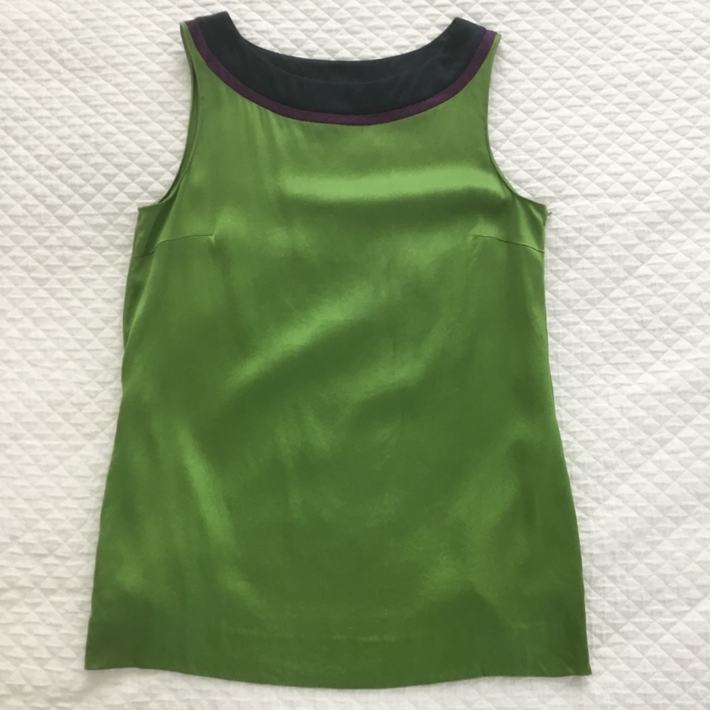 DKNY silk sleeveless blouse, size 6